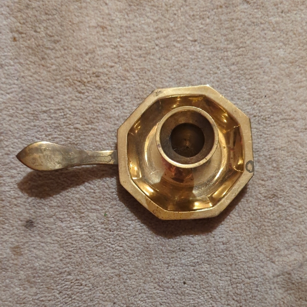 Vintage Brass Candle Holder